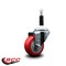 Service Caster 3'' Red Poly Wheel Swivel 7/8'' Expanding Stem Caster SCC-EX20S314-PPUB-RED-78 - alternate 4